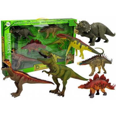 Veľká sada dinosaurov 6ks Stegosaurus a ďalšie 